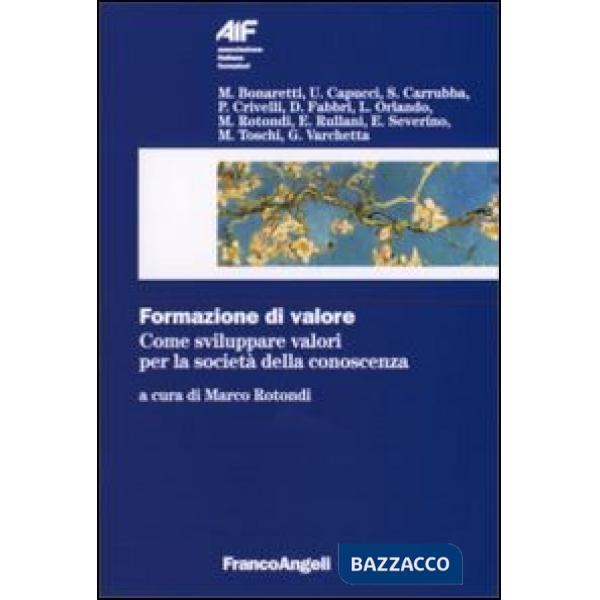 Formazione di valore. Come sviluppare valori per la società della conoscenza