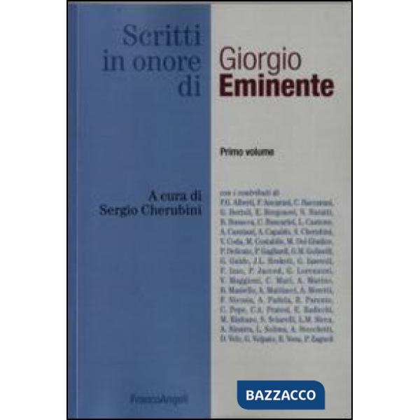 Scritti in onore di Giorgio Eminente