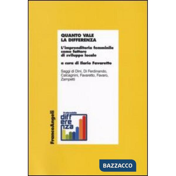 Quanto vale la differenza. L'imprenditoria femminile come fattore di sviluppo lo