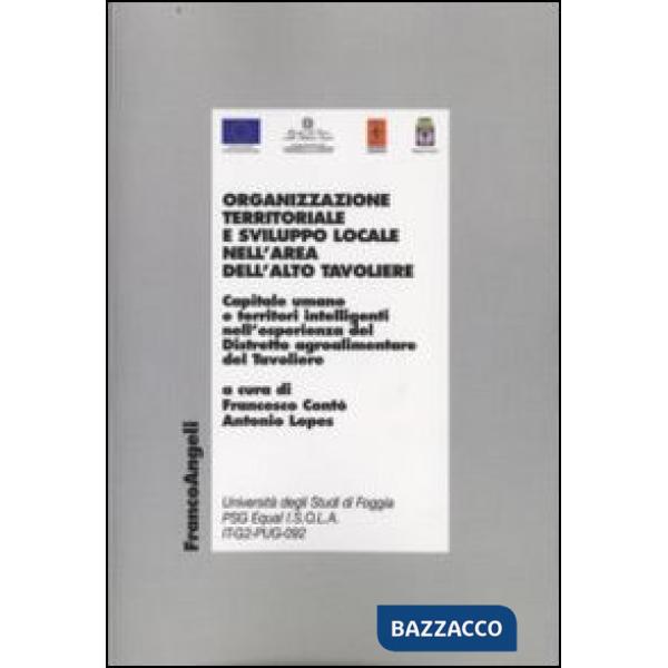 Organizzazione territoriale e sviluppo locale nell'area dell'Alto Tavoliere. Cap