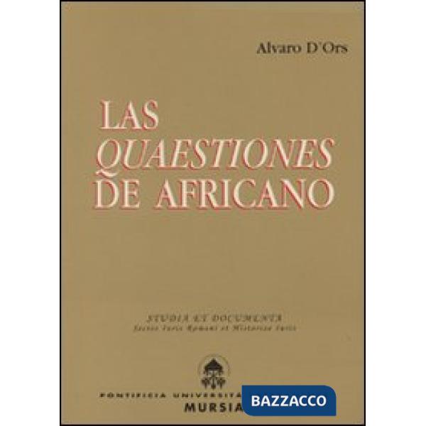Quaestiones de Africano (Las)