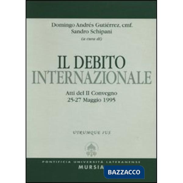 Debito internazionale. Atti del 2º Convegno (dal 25 al 27 maggio 1995) (Il)