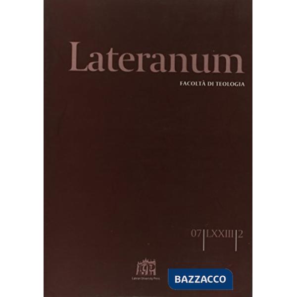 Lateranum (2007). Vol. 2