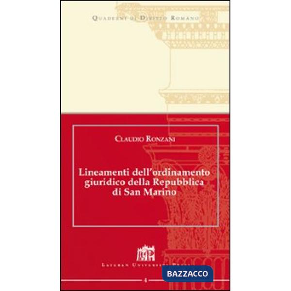 Lineamenti dell'ordinamento giuridico della Repubblica di San Marino