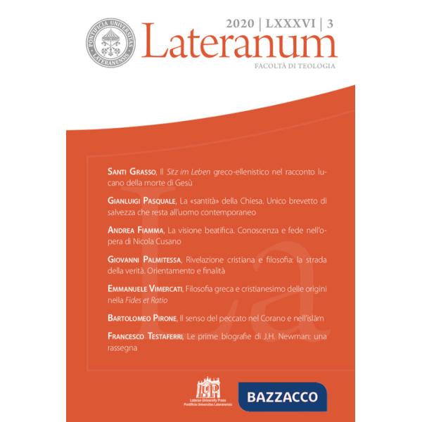 Lateranum (2020). Vol. 3