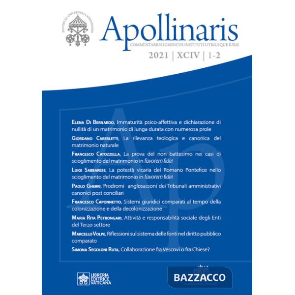 Apollinaris (2021). Vol. 1-2