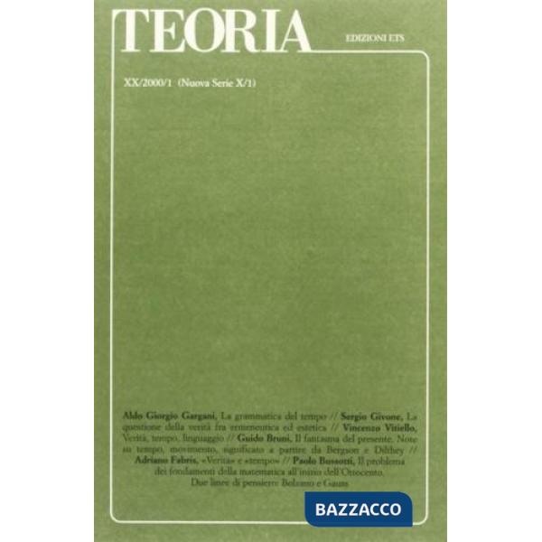 Teoria n. 1/00