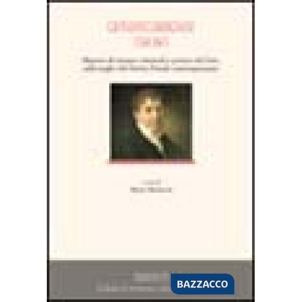 Giovanni Carmignani (1768-1847). Maestro di scienze criminali e pratico del foro