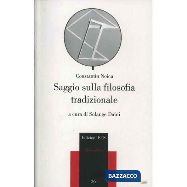 Saggio sulla filosofia tradizionale