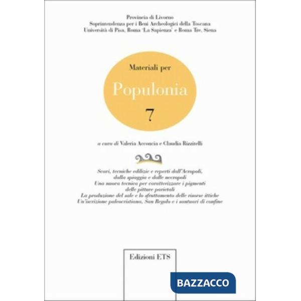 Materiali per Populonia. Vol. 7