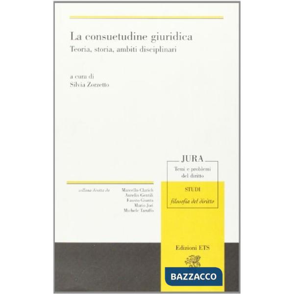 Consuetudine giuridica. Teoria, storia, ambiti disciplinari (La)