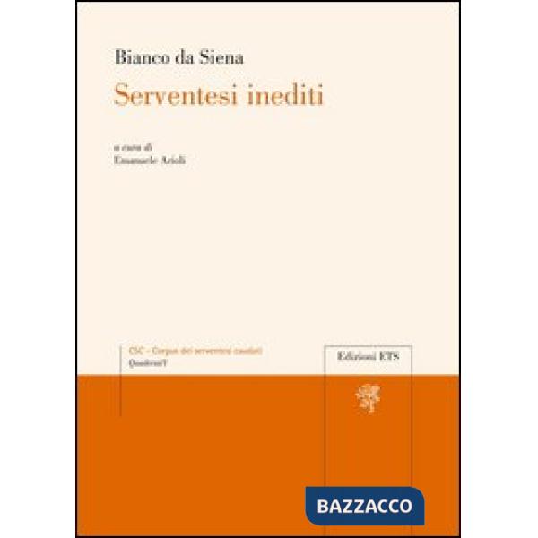 Serventesi inediti