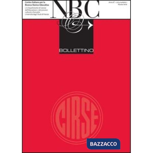 Nuovo bollettino Cirse (2013). Vol. 1