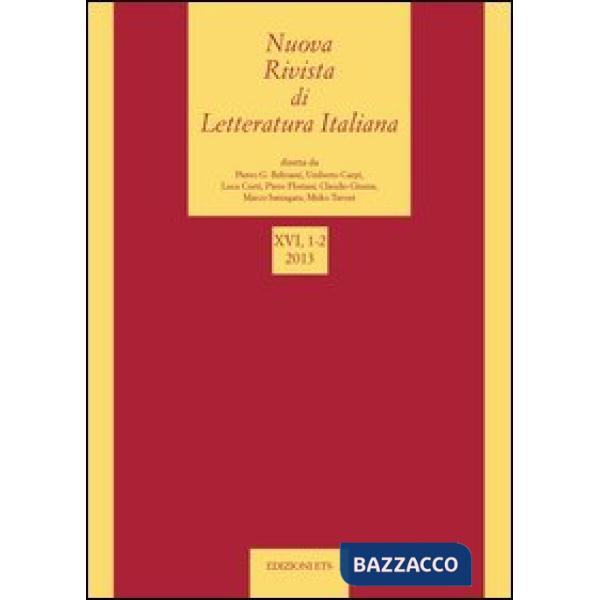 Nuova rivista di letteratura italiana