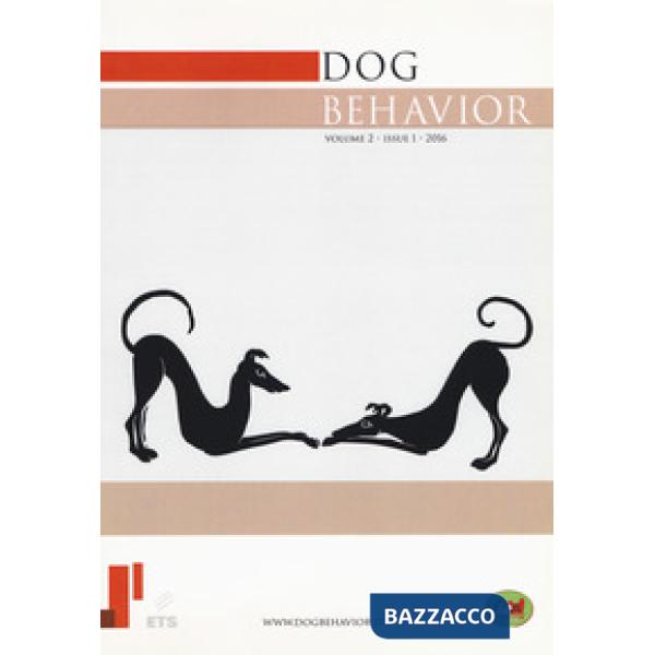 Dog behavior (2016). Vol. 1