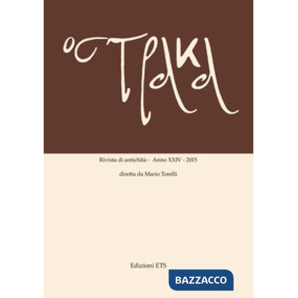 Ostraka. Rivista di antichità (2015). Vol. 24