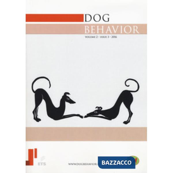 Dog behavior (2016). Vol. 3
