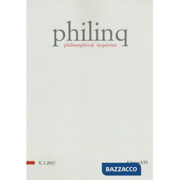 Philinq. Philosophical inquiries (2017). Vol. 1