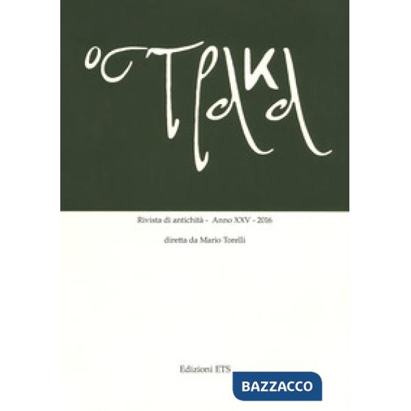 Ostraka. Rivista di antichità (2016). Vol. 25