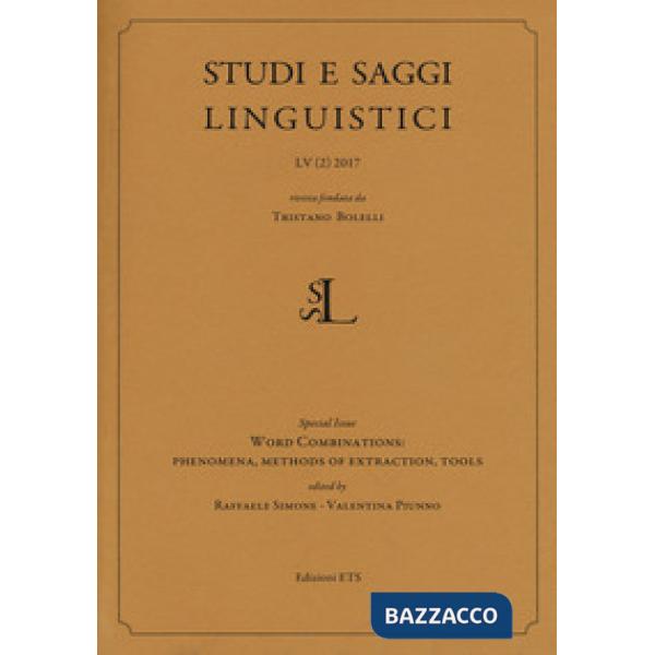 Studi e saggi linguistici (2017). Vol. 2