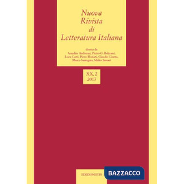 Nuova rivista di letteratura italiana (2017). Vol. 2