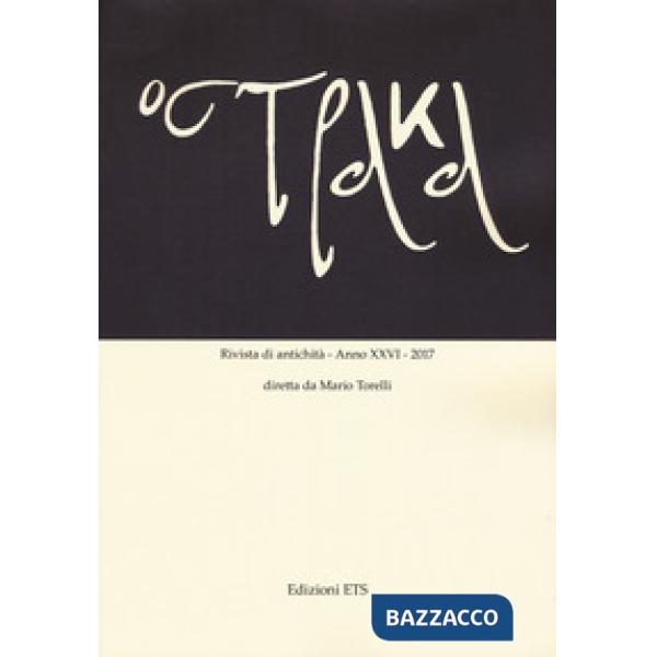 Ostraka. Rivista di antichità (2017). Vol. 26