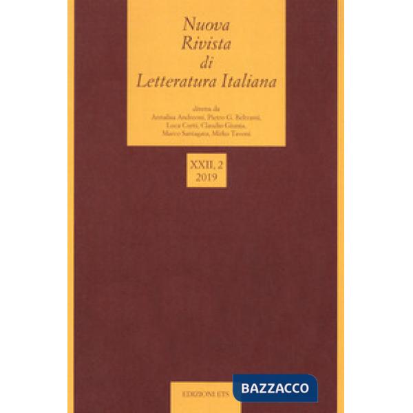 Nuova rivista di letteratura italiana (2019). Vol. 2