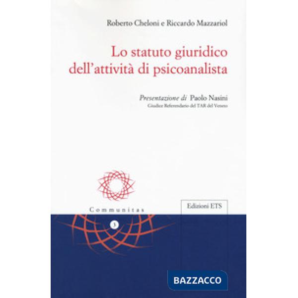 Statuto giuridico dell'attività di psicoanalista (Lo)