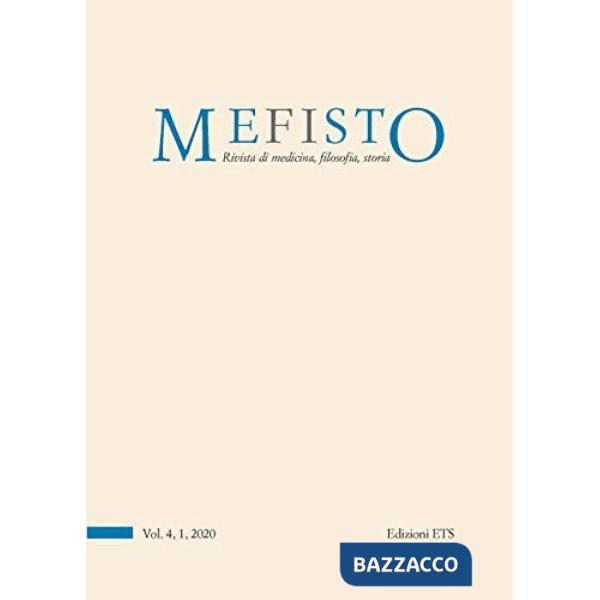 Mefisto. Rivista di medicina, filosofia, storia (2020). Vol. 4