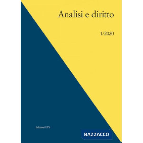 Analisi e diritto. Ediz. italiana e inglese (2020). Vol. 1