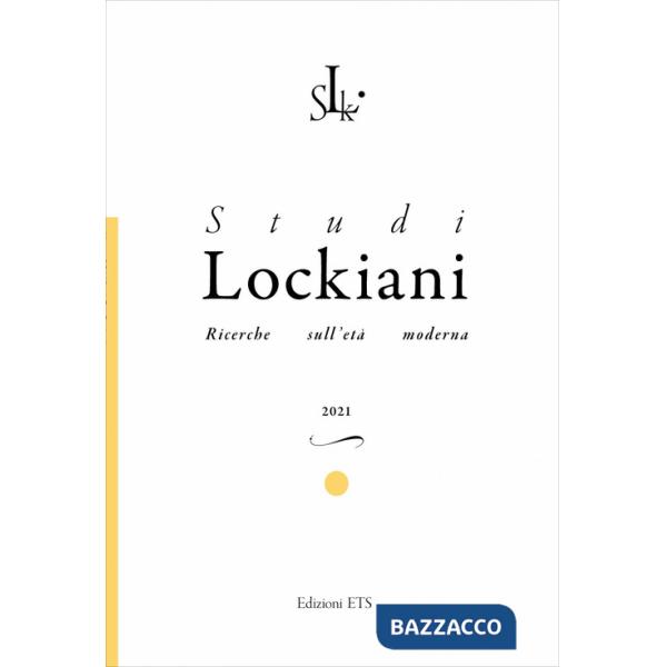Studi lockiani. Ricerche sull'età moderna (2021). Vol. 2