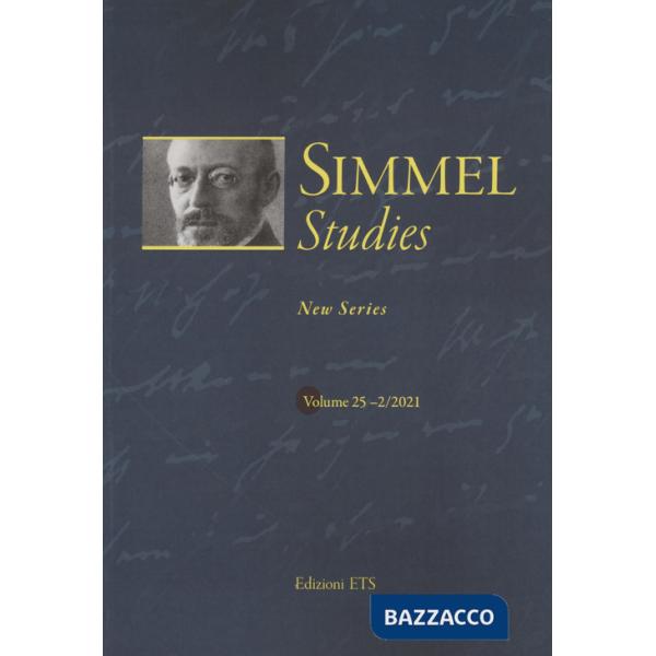 Simmel studies. New series (2021). Vol. 2