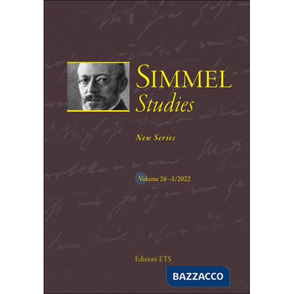 Simmel studies. New series (2022). Vol. 1