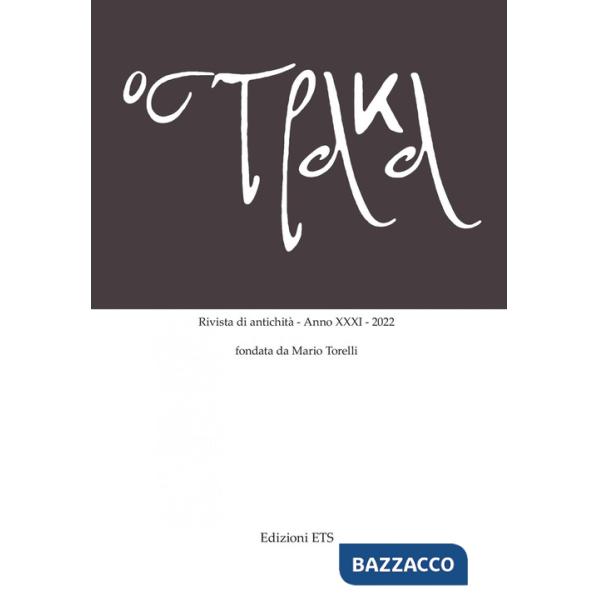 Ostraka. Rivista di antichità (2022). Vol. 31