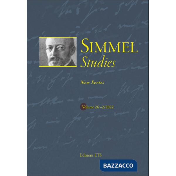 Simmel studies. New series (2022). Vol. 2