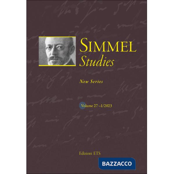 Simmel studies. New series (2023). Vol. 1