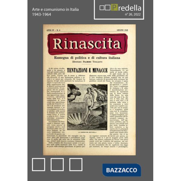Predella (2022). Vol. 26: Arte e comunismo in Italia 1943-1964