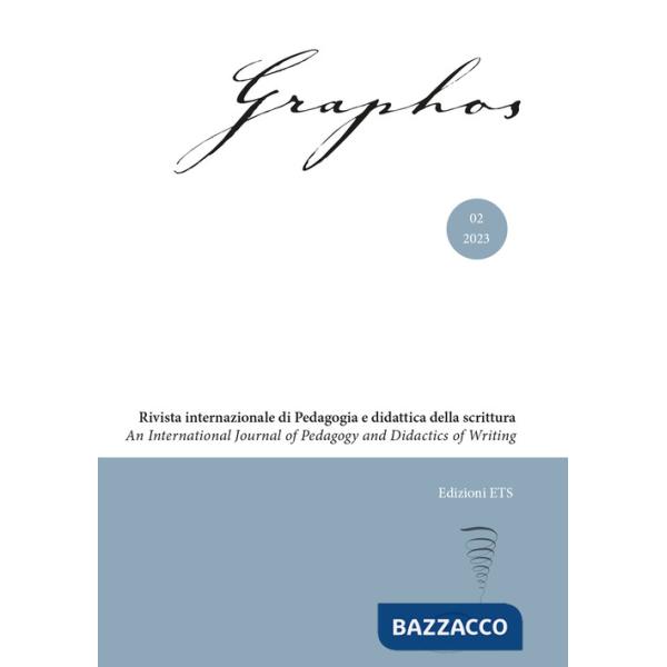Graphos. Rivista internazionale di pedagogia e didattica della scrittura (2023). Vol. 2