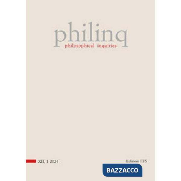 Philinq. Philosophical inquiries (2024). Vol. 1