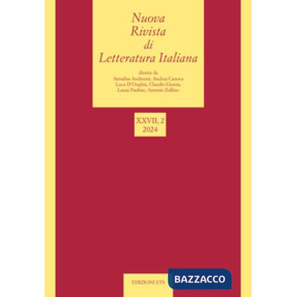 Nuova rivista di letteratura italiana (2024). Vol. 2