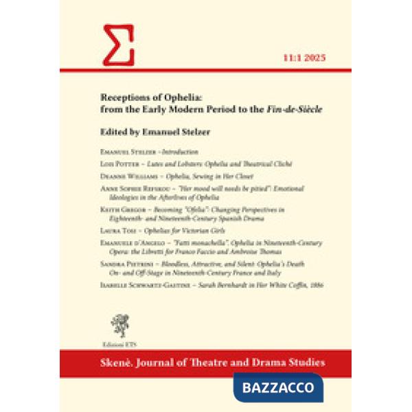 Skenè. Journal of theatre and drama studies (2025). Vol. 1