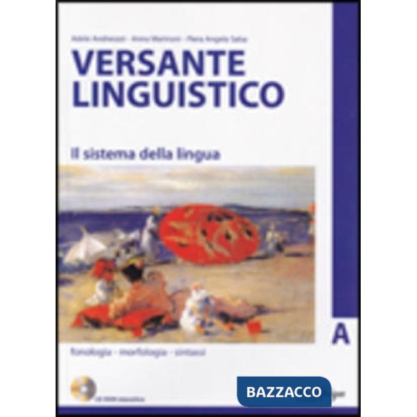 VERSANTE LINGUISTICO A + CDROM