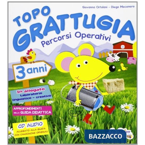 TOPO GRATTUGIA 3 ANNI + COLORO