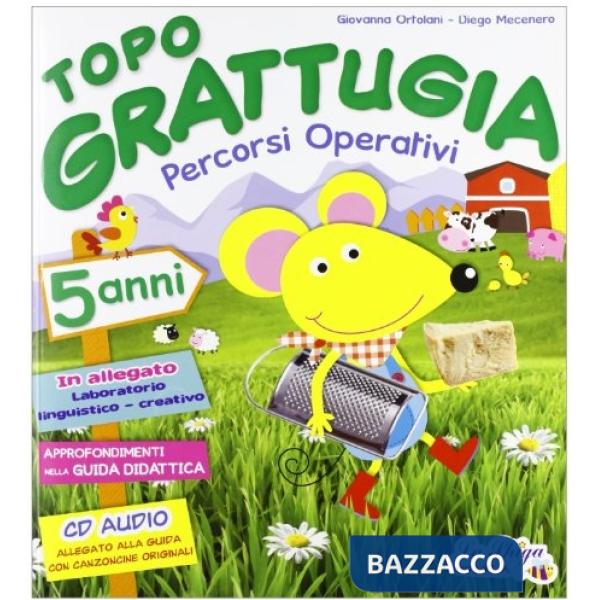TOPO GRATTUGIA 5 ANNI + COLORO