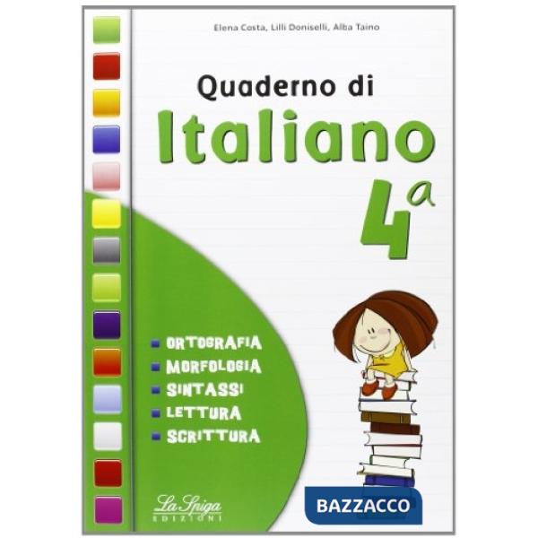 QUADERNO DI ITALIANO CL.4