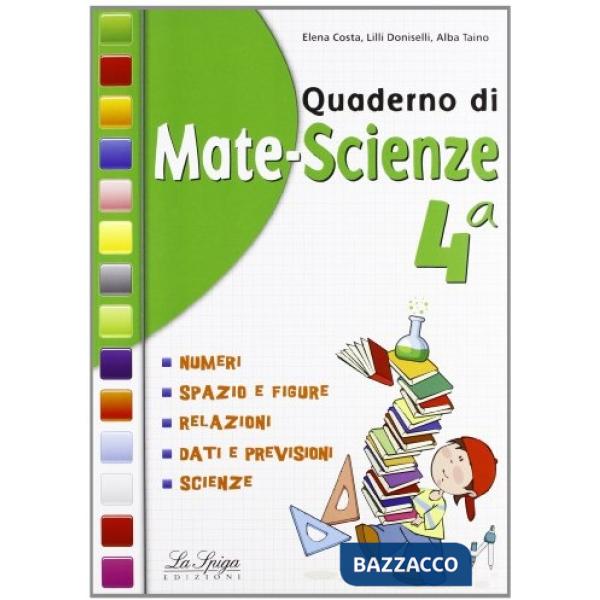 QUADERNO DI MATE-SCIENZE CL.4