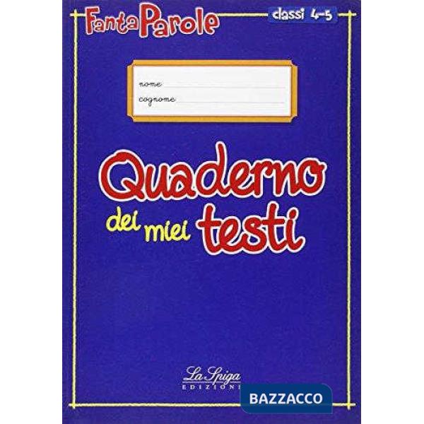 QUADERNO DEI TESTI