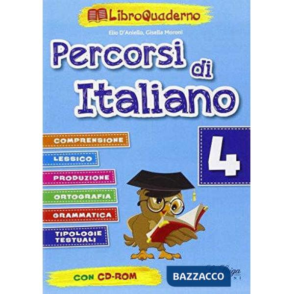 LIBROQUADERNO ITALIANO CL. 4 + CD