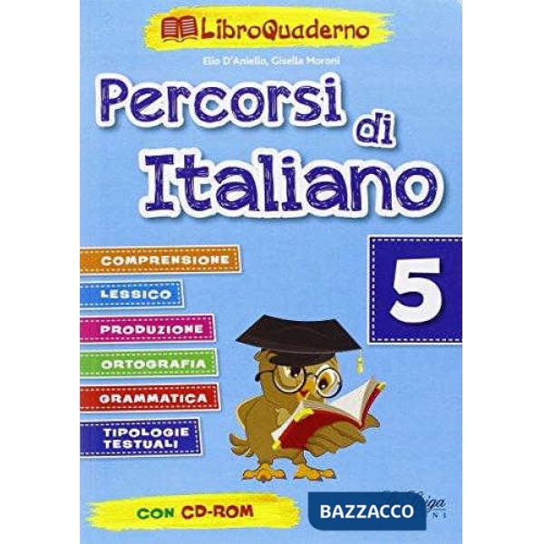 LIBROQUADERNO ITALIANO CL.5 + CD