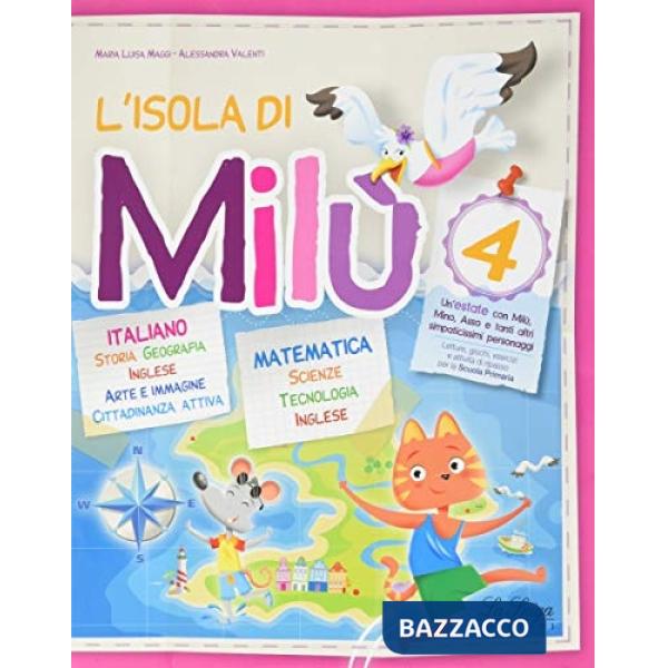 L'ISOLA DI MILU' KIT MATEMATICA + ITALIANO VOL. 4
